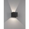 Fischer & Honsel Wall Wandleuchte LED Schwarz, 2-flammig