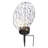 Globo Sun Solarleuchte LED Silber, 2-flammig