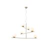 Trio Pure Pendelleuchte Messing, 6-flammig