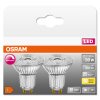 OSRAM SUPERSTAR 2er Set LED GU10 4,5 Watt 2700 Kelvin 350 Lumen