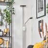 Antra Stehleuchte LED Nickel-Matt, 1-flammig