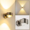 Indore Wandleuchte LED Nickel-Matt, 2-flammig