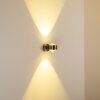 Indore Wandleuchte LED Nickel-Matt, 2-flammig