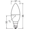 Osram LED E14 4,9 Watt 2700 Kelvin 470 Lumen