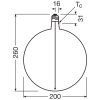 Osram LED E27 4,8 Watt 1800 Kelvin 100 Lumen