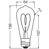 Osram LED E27 7,2 Watt 2700 Kelvin 806 Lumen