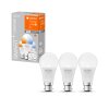 Ledvance LED B22d 3er Set 9 Watt 2700-6500 Kelvin 806 Lumen