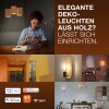 LEDVANCE SMART WIFI DECOR Wand- und Deckenleuchte Schwarz, 1-flammig