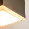 Außenwandleuchte Laxa LED Silber, 2-flammig