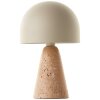 Pilzlampe Brilliant Nalam Tischleuchte Beige, 1-flammig