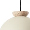 Brilliant Nalam Pendelleuchte Beige, 1-flammig