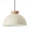 Brilliant Nalam Pendelleuchte Beige, 1-flammig