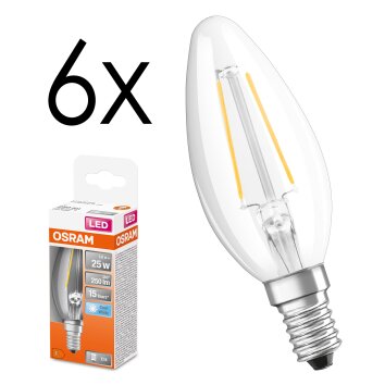 LED E14 6er Set 2,5 Watt 4000 Kelvin 250 Lumen