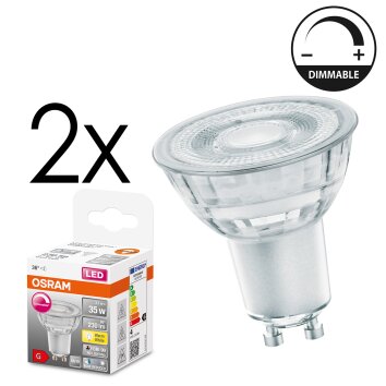 LED GU10 2er Set 3,7 Watt 2700 Kelvin 230 Lumen