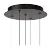 Lucide KLIGANDE Pendelleuchte LED Schwarz, 5-flammig