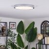 Ciron Deckenleuchte LED Silber, 1-flammig, Fernbedienung