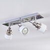 Maren Deckenleuchte LED Chrom, Nickel-Matt, 3-flammig