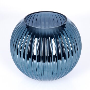 Lampenschirm aus Glas Koyoto Ersatzglas 20 cm Blau