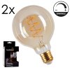 LED E27 2er Set 6 Watt 2200 Kelvin 320 Lumen