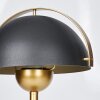 Pilzlampe Guttsta Tischleuchte Gold, Schwarz, 1-flammig