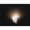 Philips Hue White 2er Set LED GU10 5,2 Watt 2700 Kelvin 400 Lumen