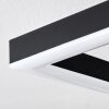 Ellekilde Deckenleuchte LED Braun, Holzoptik, Schwarz, 2-flammig