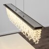 Slidre Pendelleuchte LED Chrom, 1-flammig, Fernbedienung