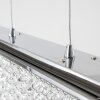 Slidre Pendelleuchte LED Chrom, 1-flammig, Fernbedienung