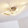 Aranu Deckenleuchte LED Nickel-Matt, 4-flammig